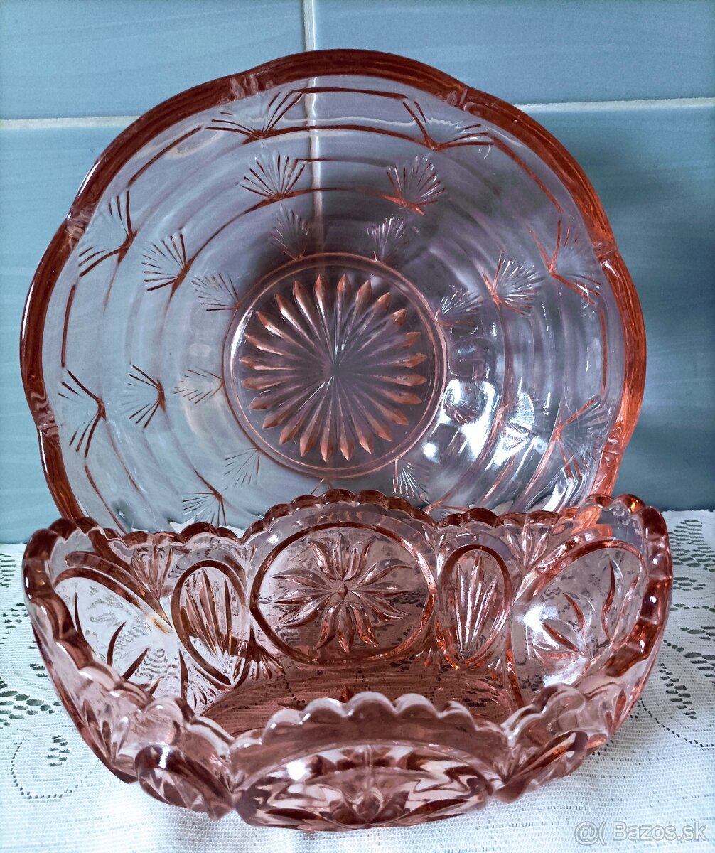 Retro sklenené misy - 5
