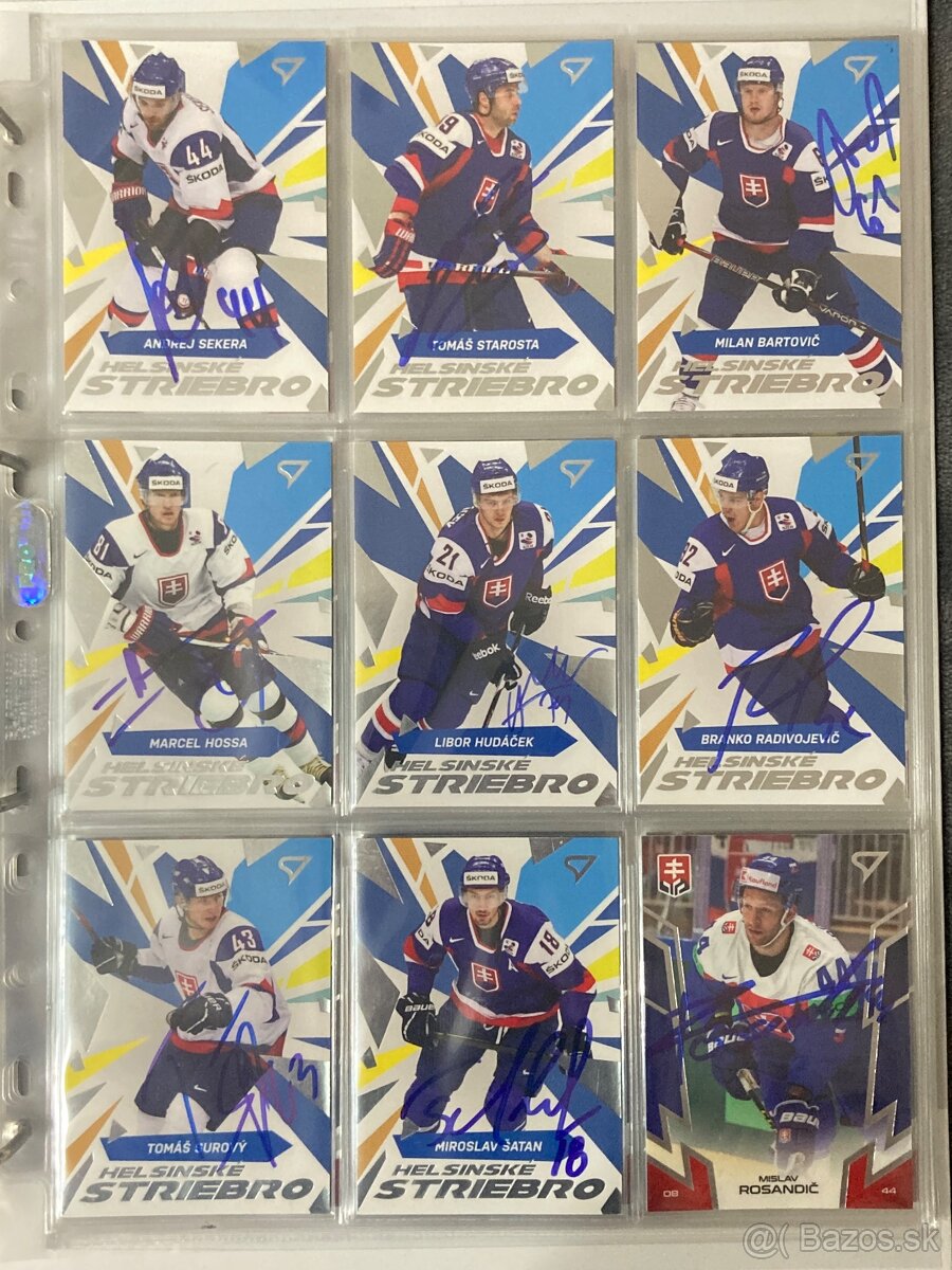 Hokejové Slovensko - Autogramy - 5