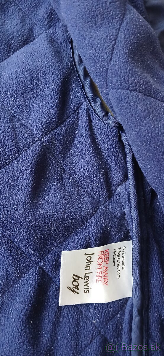 Obojstranná mikina+vesta v.74-80 - 5