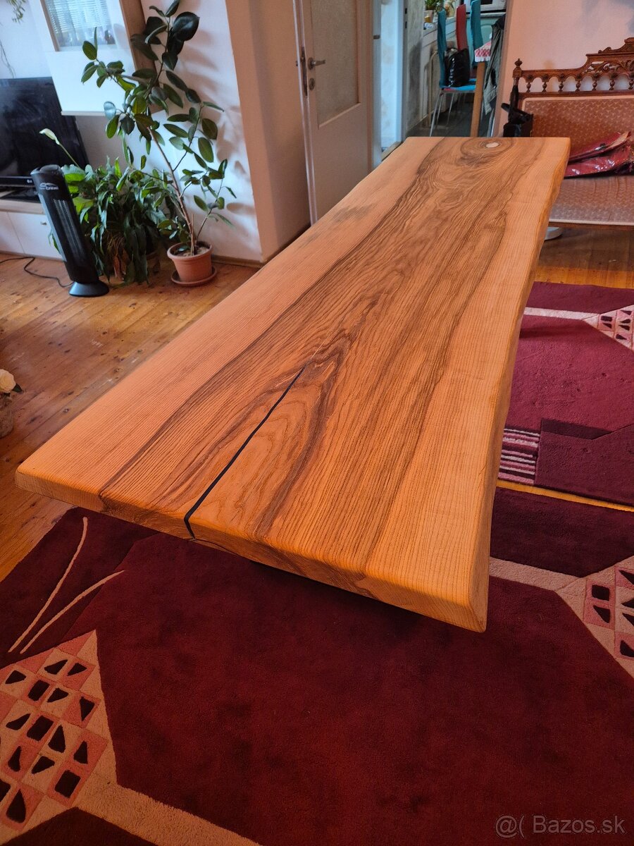 Masívny jedálenský stôl Nový - 5