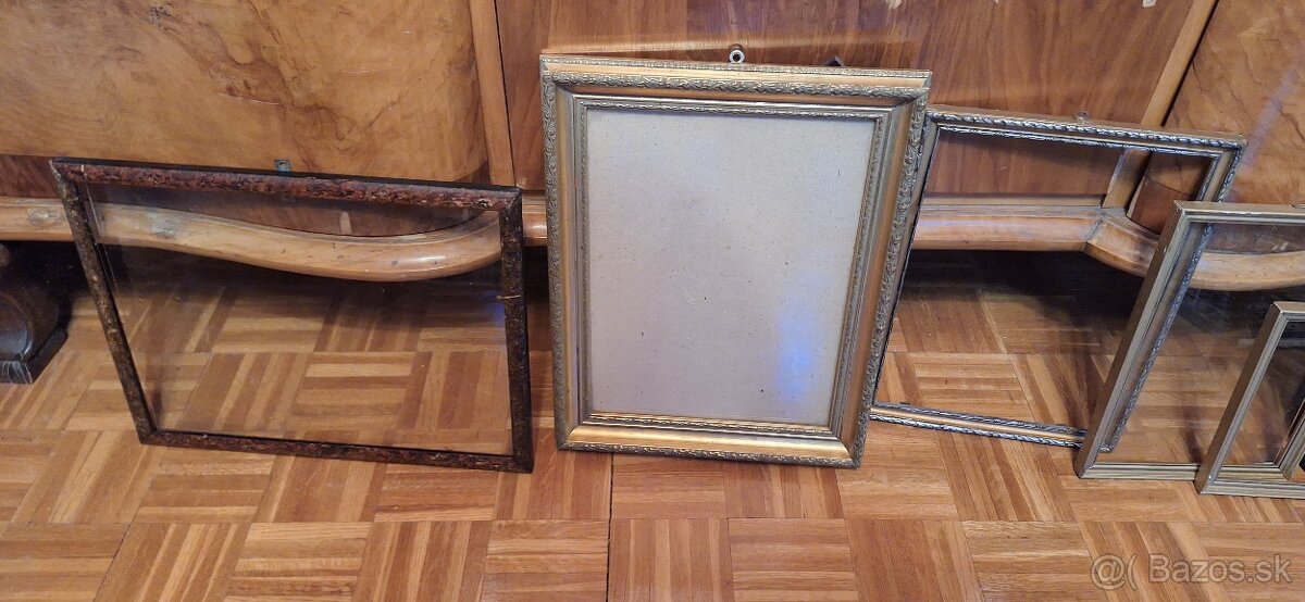 6ks starožitné rámy spolu - 5