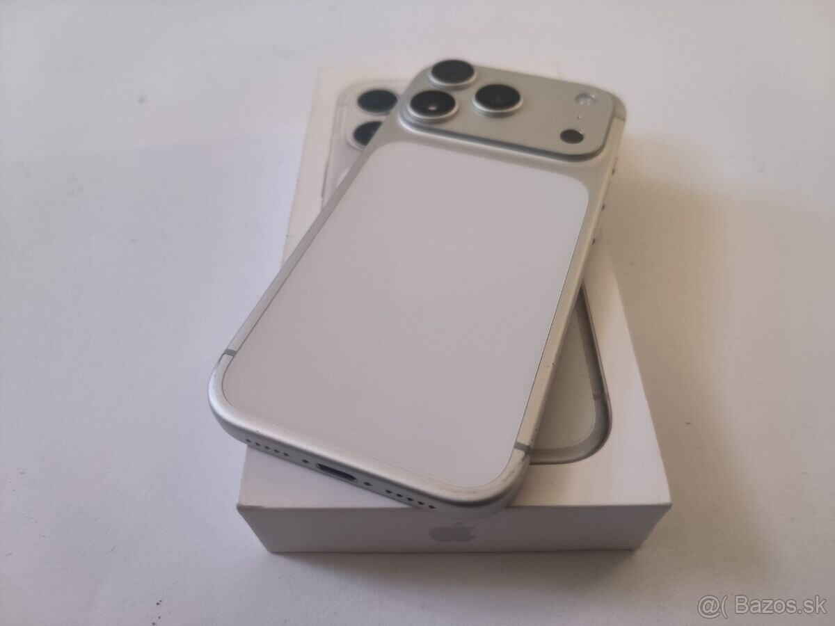 apple iphone 17 PRO MAX 256gb Silver / Batéria 100% - 5