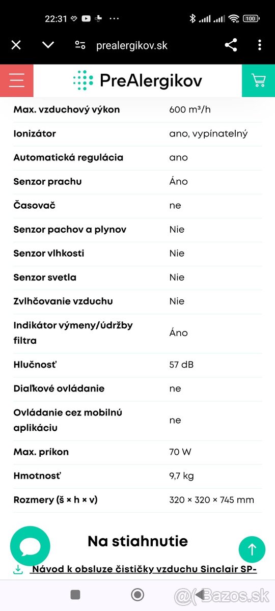 Čistička vzduchu - 5