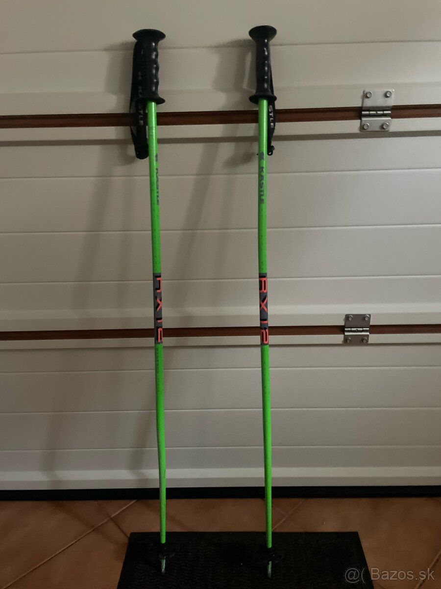 Predám lyže s lyžiarkami, + palice - 5