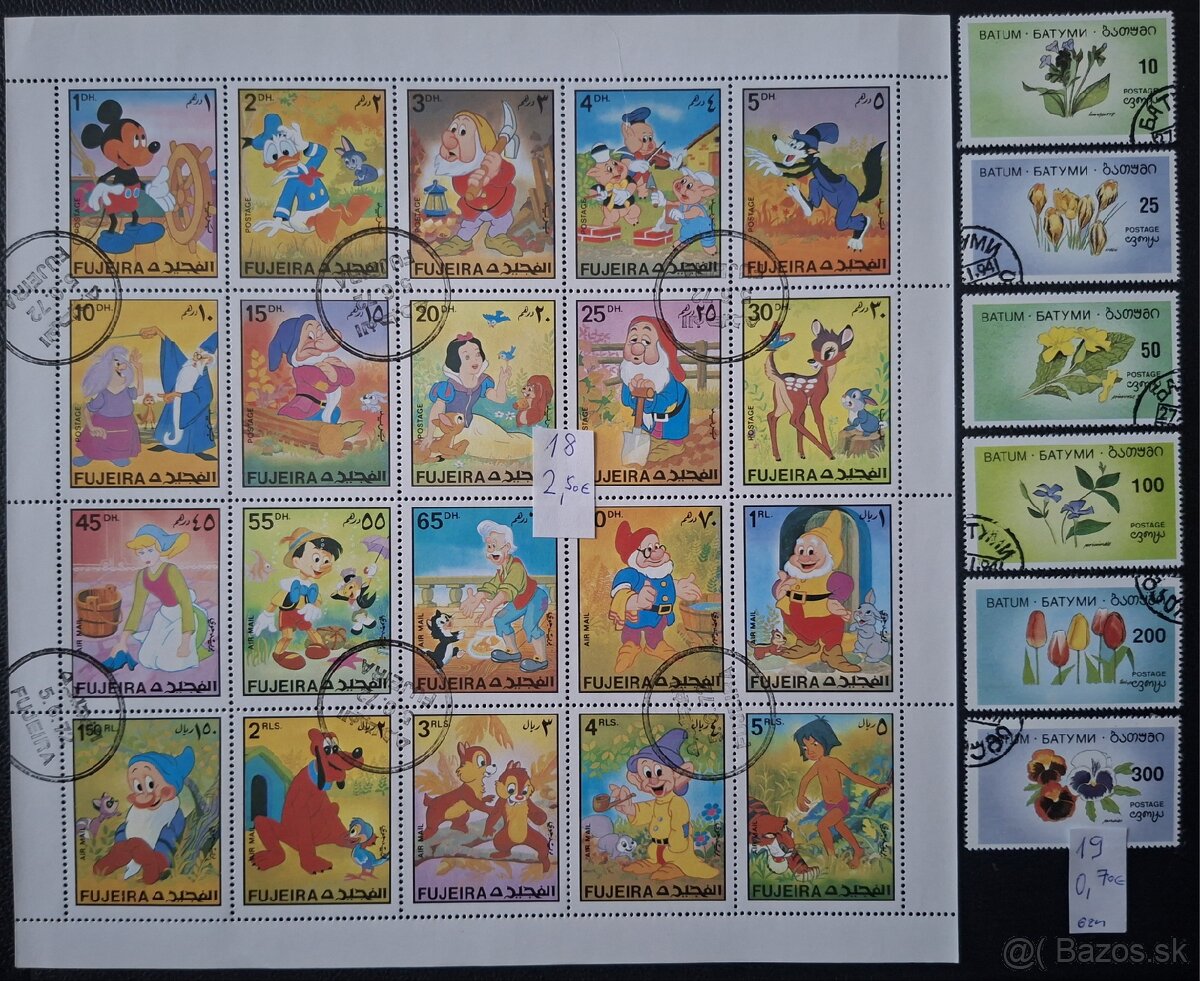 Postove znamky Mix 18 (99poloziek) - 5