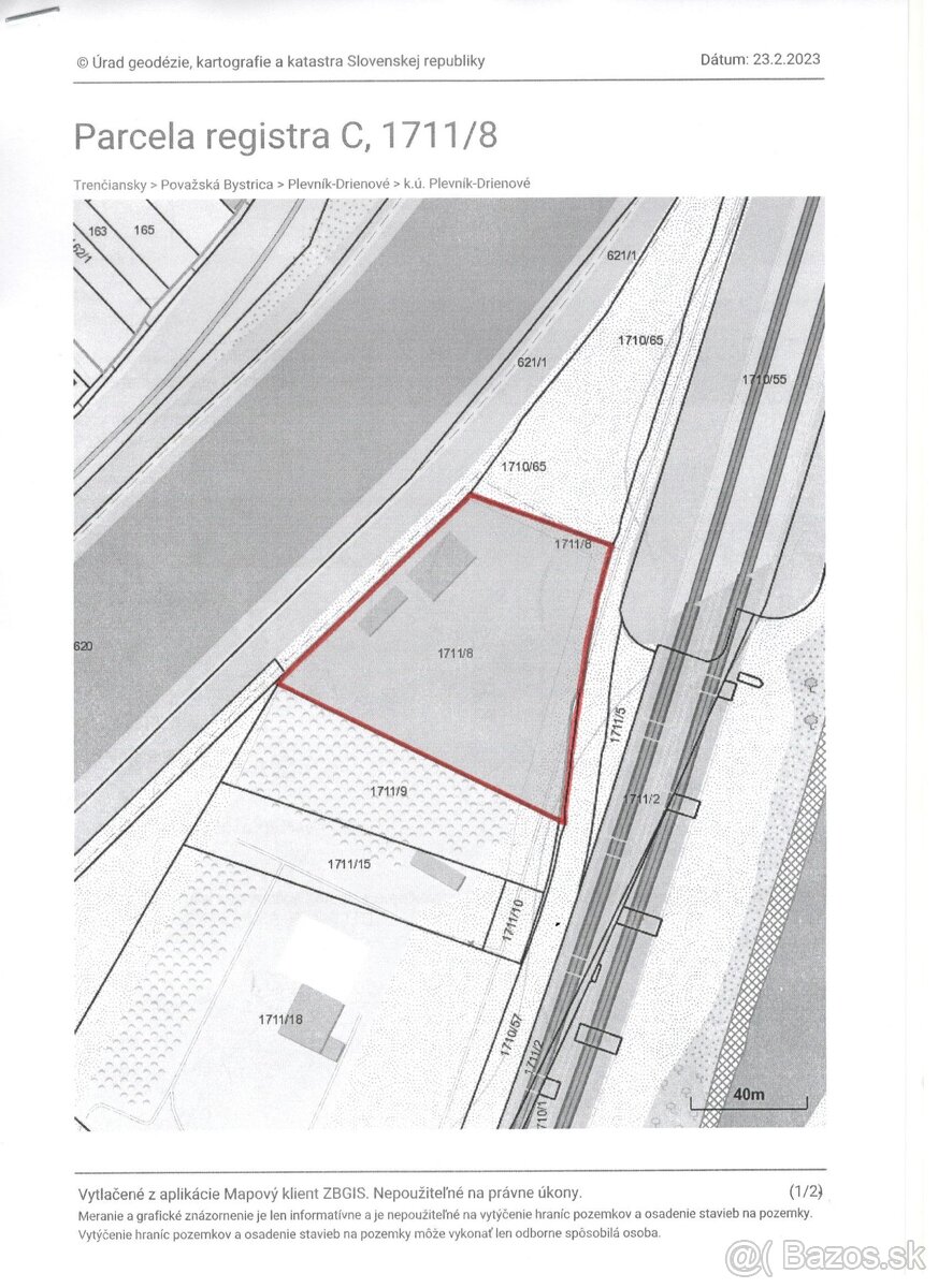 Prenájom spevnenej oplotenej plochy pri Považskej Bystrici - 5