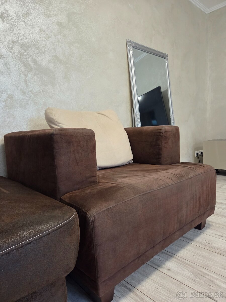 Masívna sedacia súprava ,,L" - 5