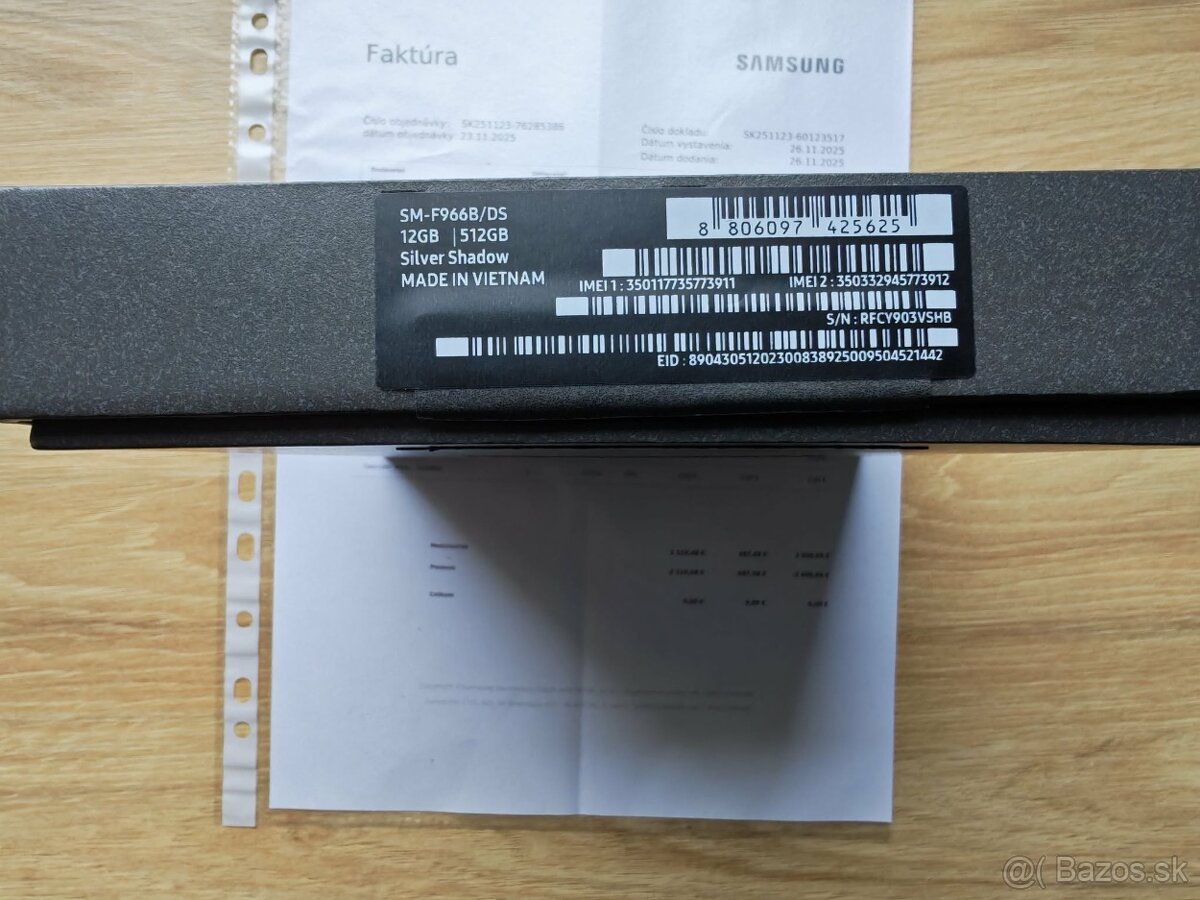 Samsung Galaxy Z Fold7 12GB/512GB, silver,top,zaruka Samsung - 5