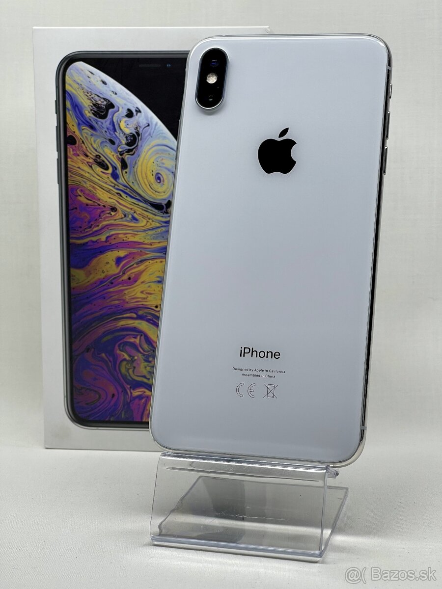 Apple iPhone XS Max 64 GB Silver, ZÁRUKA 12 MESIACOV - 5