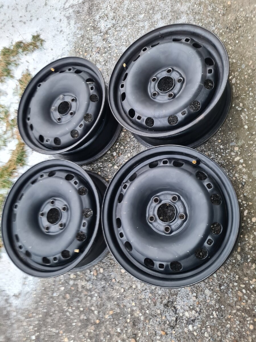 Plechove disky 5x100mm 15stky - 5