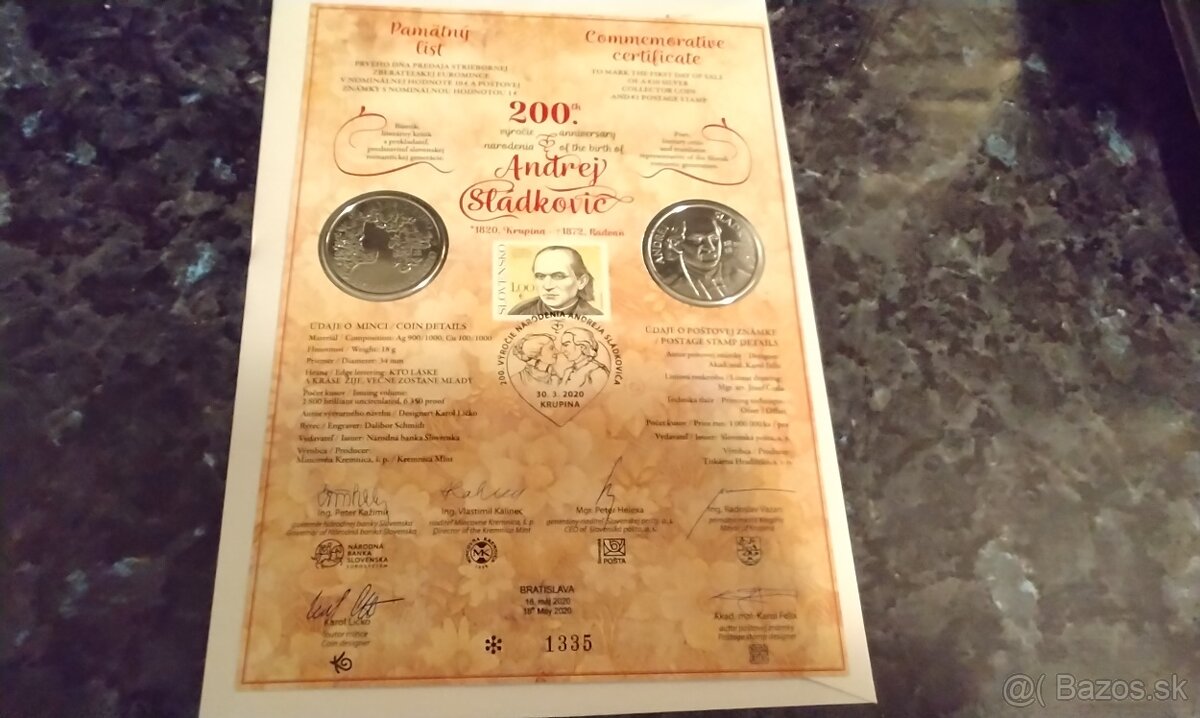 Pamätné listy. - 5