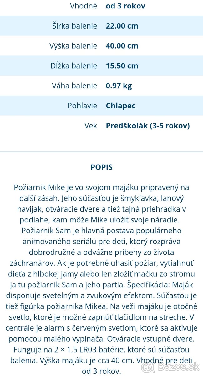 Požiarnik Sám Máják - 5