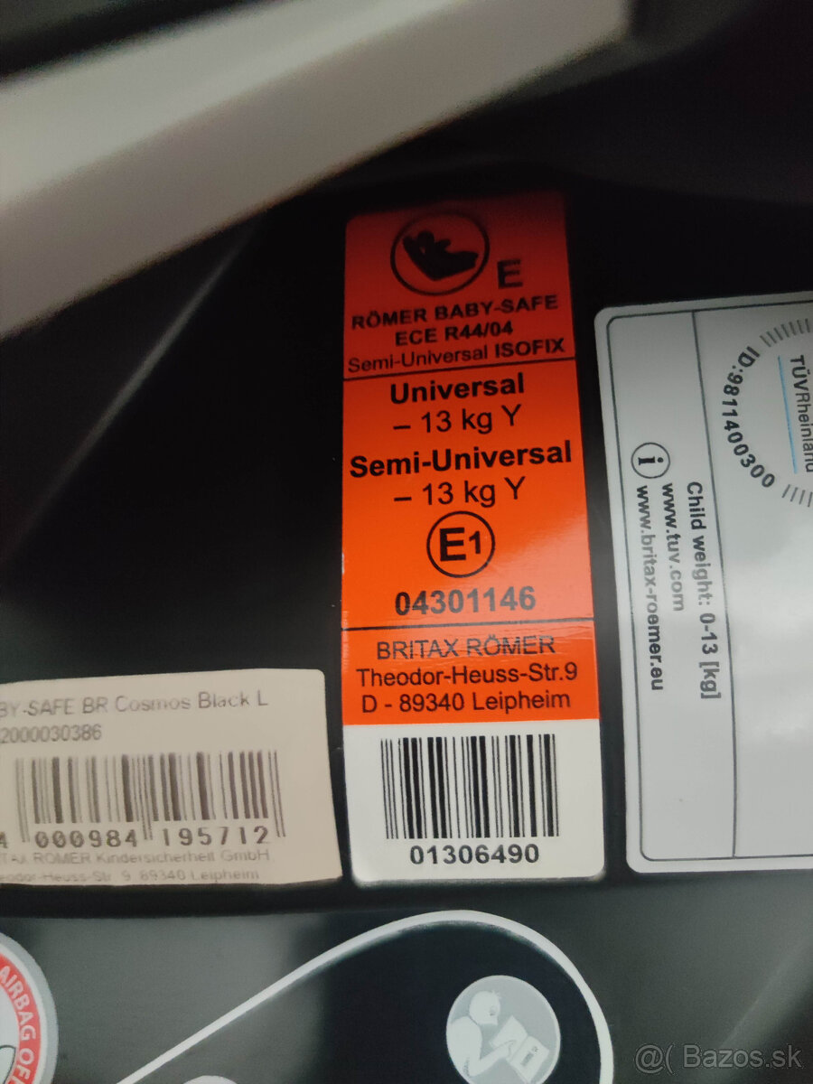 BRITAX RÖMER Autosedačka Baby-Safe + základňa ISOFIX - 5