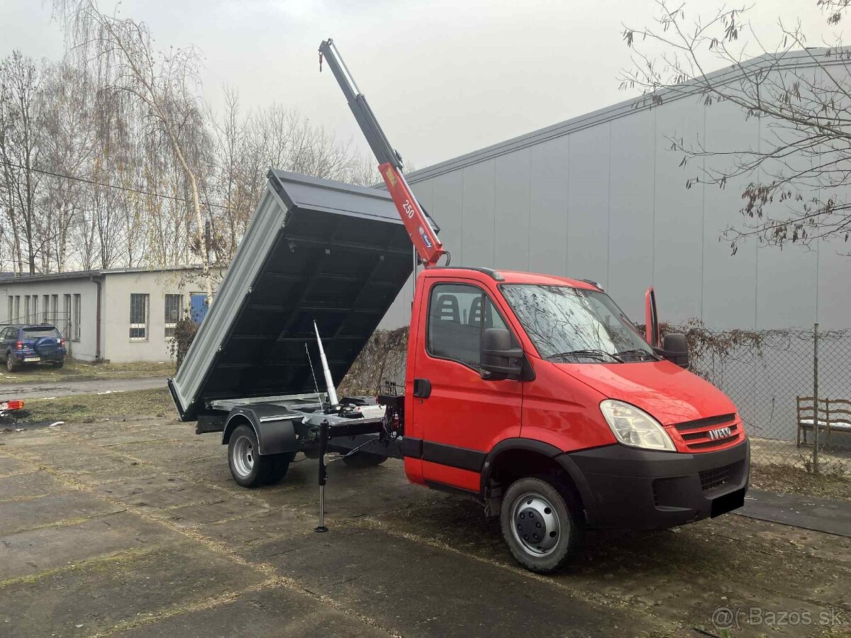 Iveco daily 35C15 3stranný sklapač s hydraulickou rukou 1,7t - 5