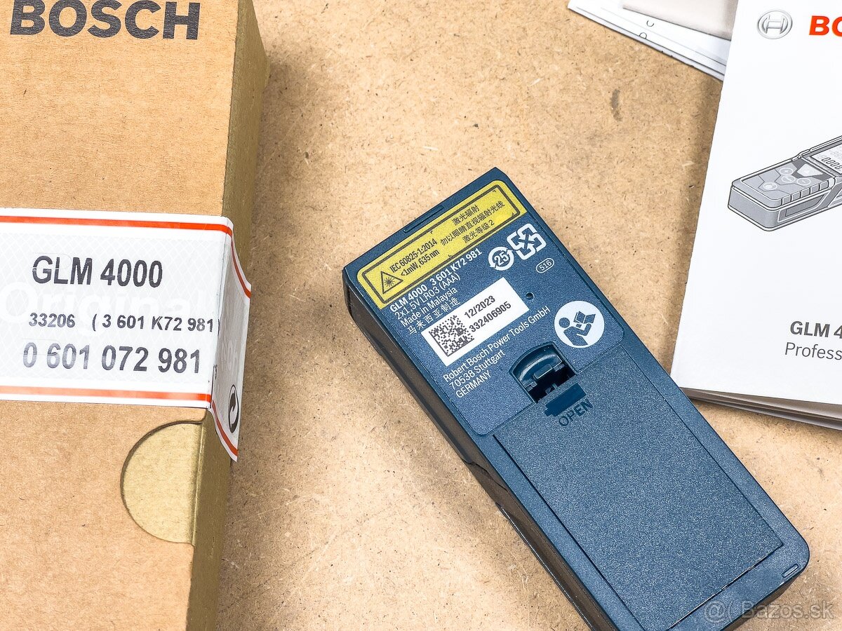 Bosch GLM 4000 laserový merač vzdialenosti 40 m - 5