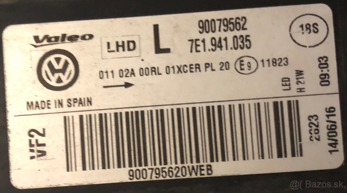 VW T6 MULTIVAN-CARAVELLE FULL LED SVETLA PRAVE AJ LAVE - 5