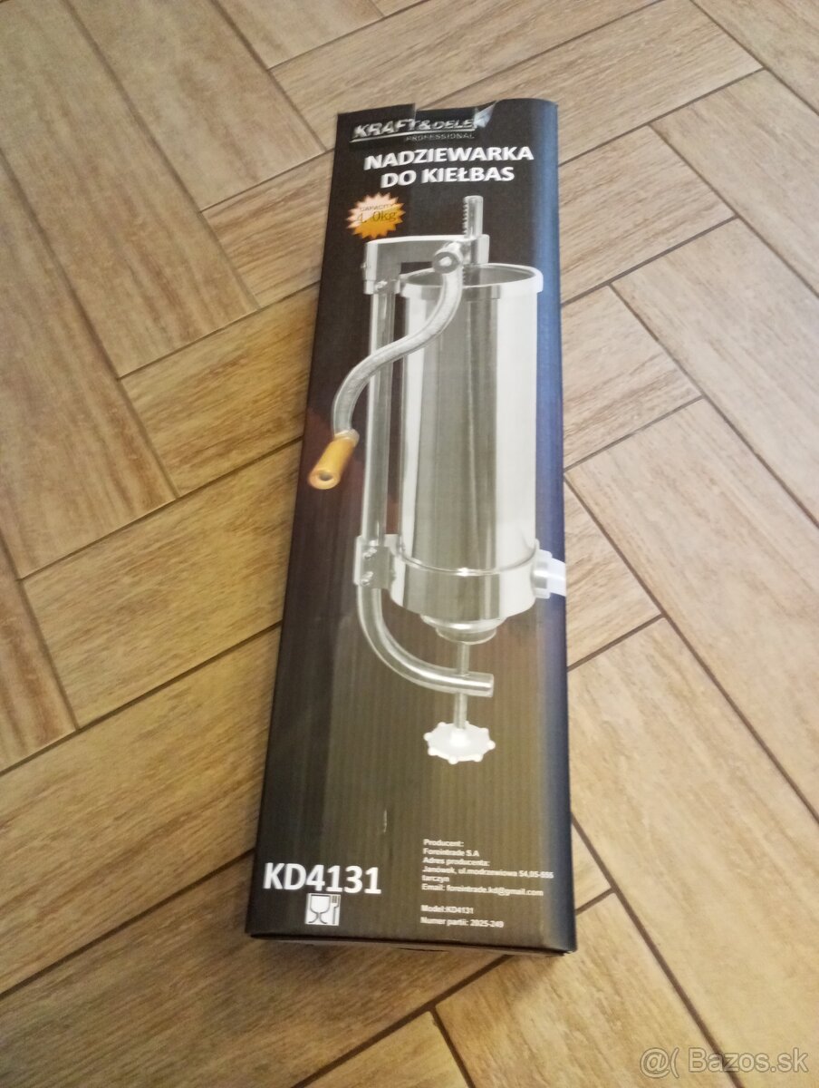 Plnička , nadievačka klobás , jaterníc na 4kg mäsa - nová - 5