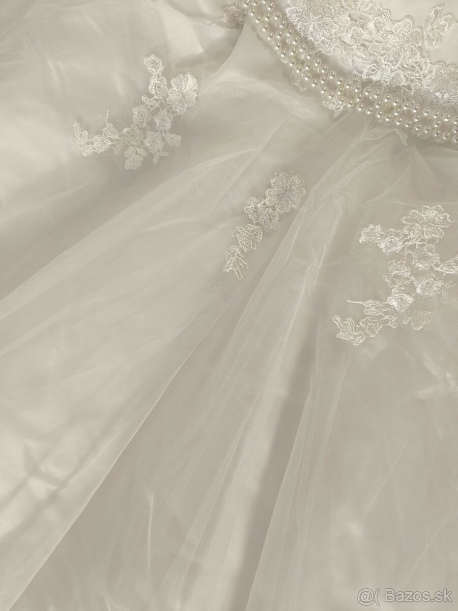 svadobné šaty 40/44 - 5