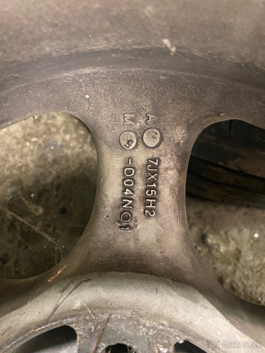 Predám letné kolesa 5x100 195/65r15 - 5