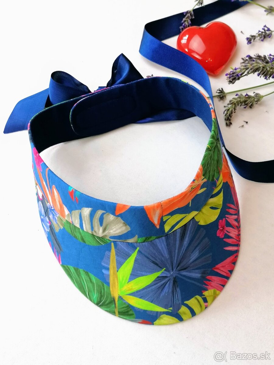 Čelenka zo šiltom-krásny doplnok k letnému outfitu - 5