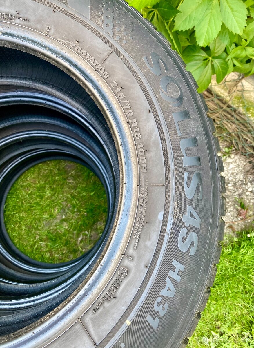 215/70 r15 celoročné KUMHO 100H - 5