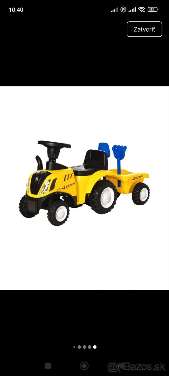 Detské odrážadlo traktor - 5