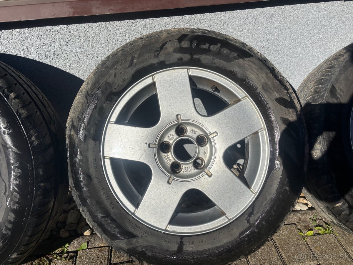 Predám 15” VW Golf / Škoda Octavia./Seat 4ks - 5