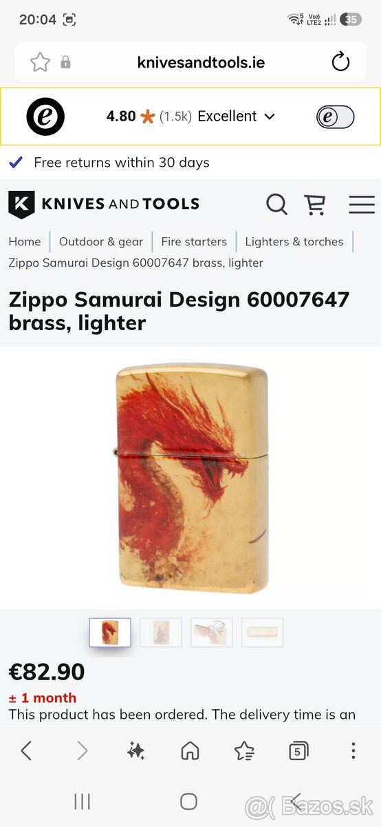 Zapalovač Zippo - 5