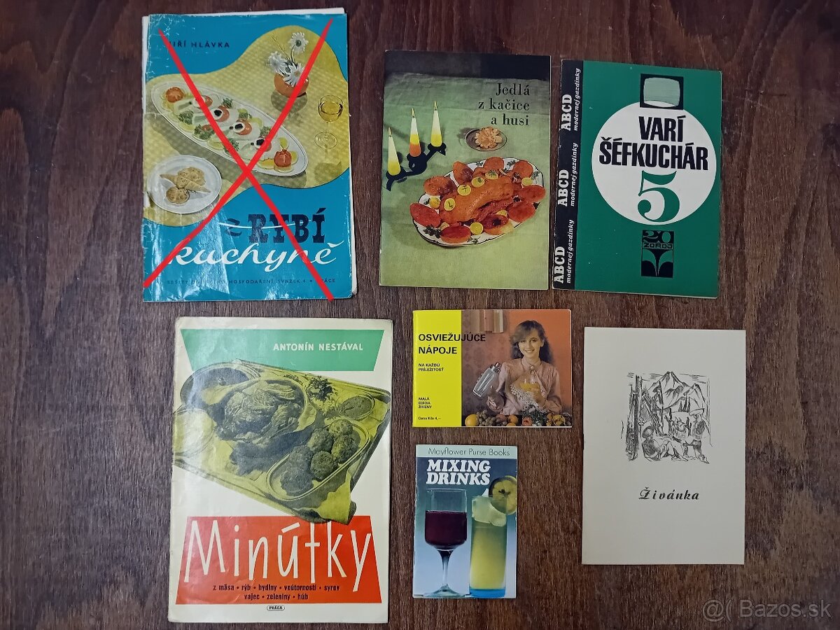 Retro kuchárske knihy, aj nové v top stave - 5