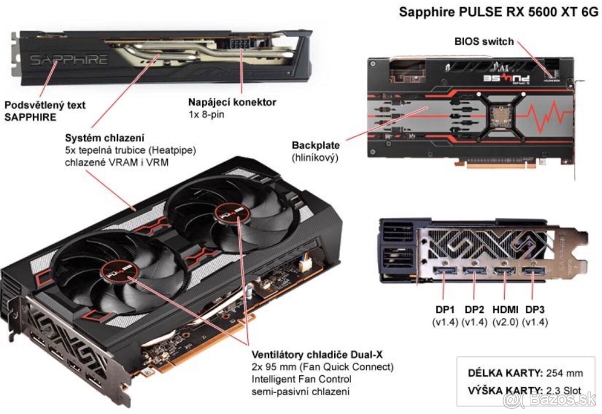 Predám RX 5600XT 6GB Sapphire Pulse - 5