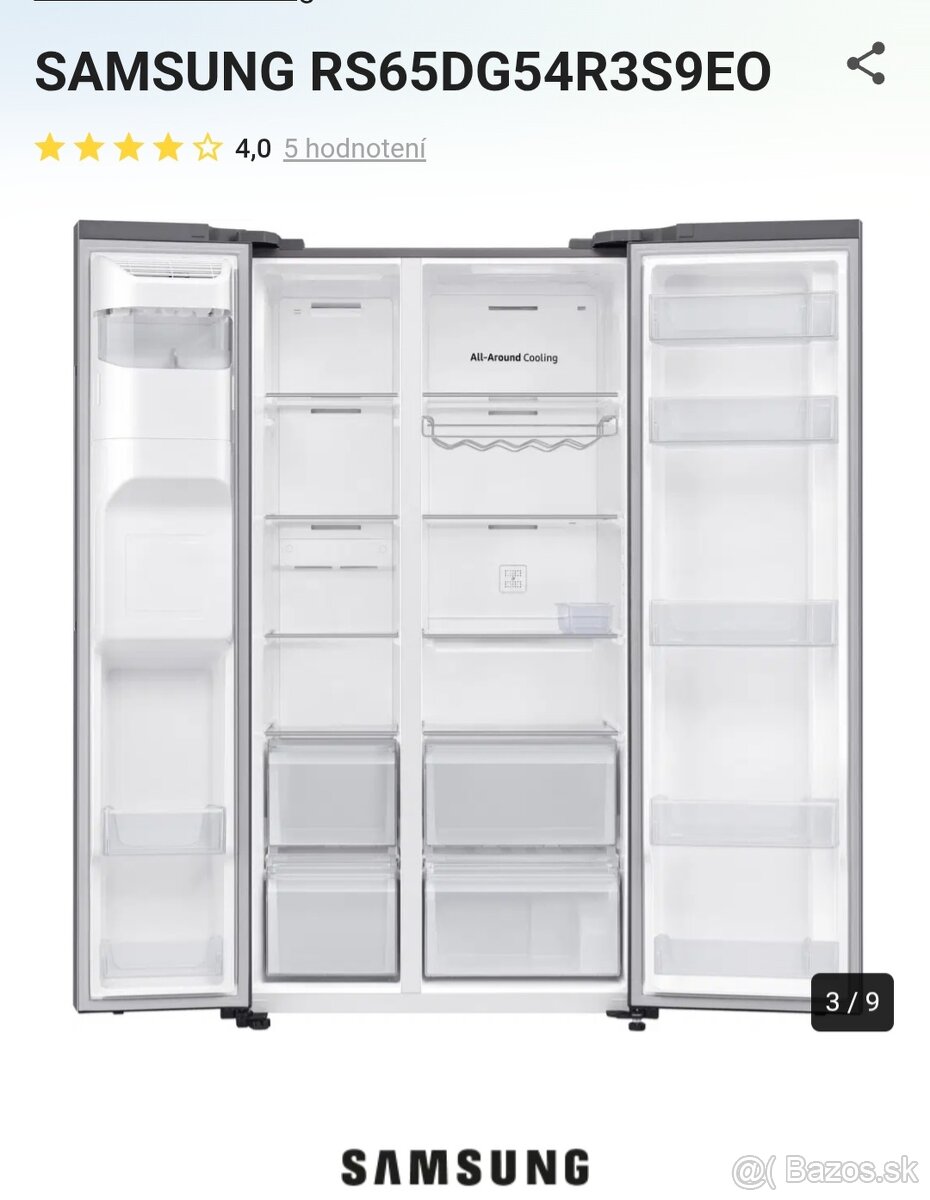 Samsung chladnička side by side s WiFi americká - 5