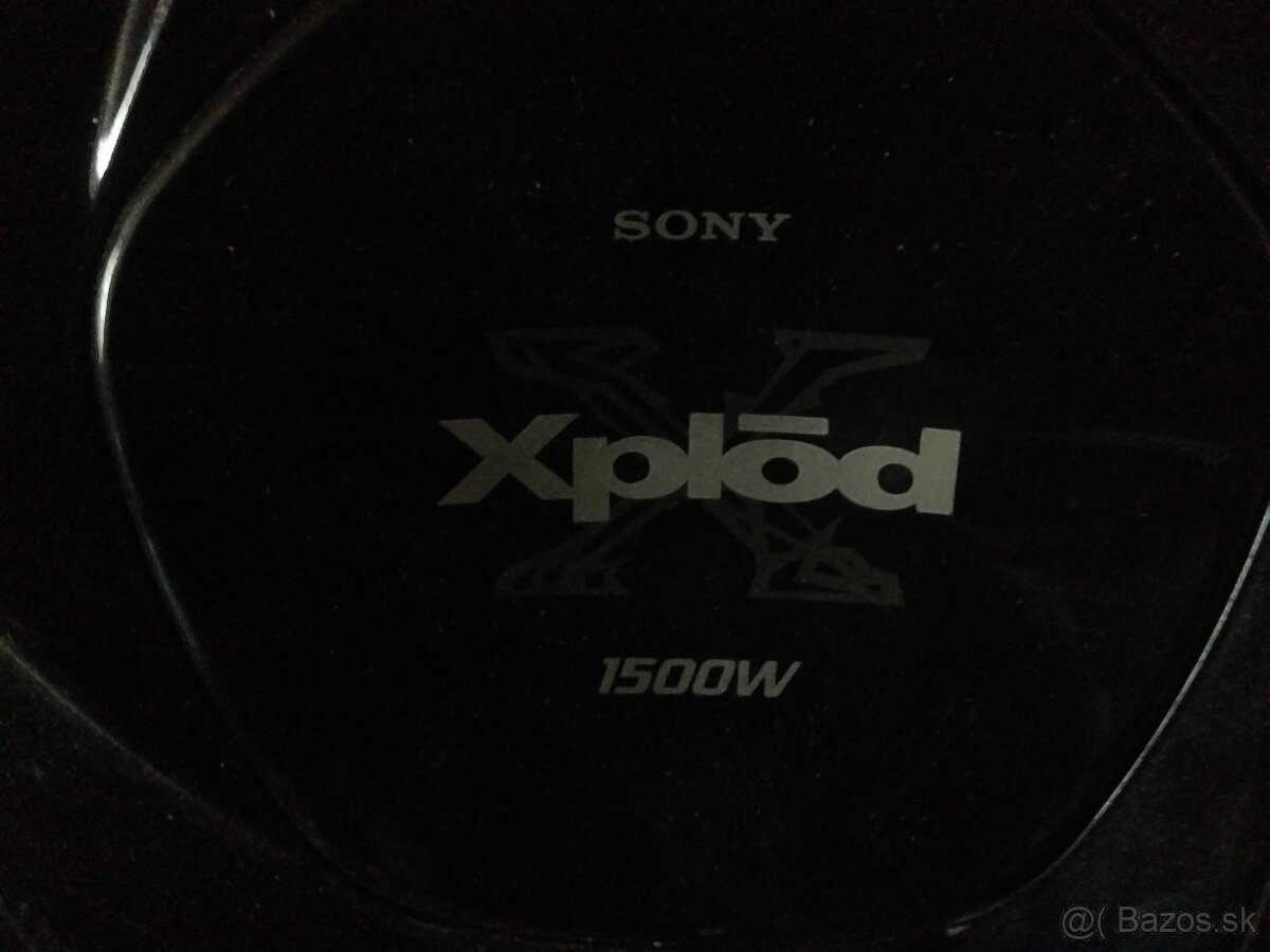 Predam subwoofer SONY Xplōd 1500w + zosil + autoradijo - 5