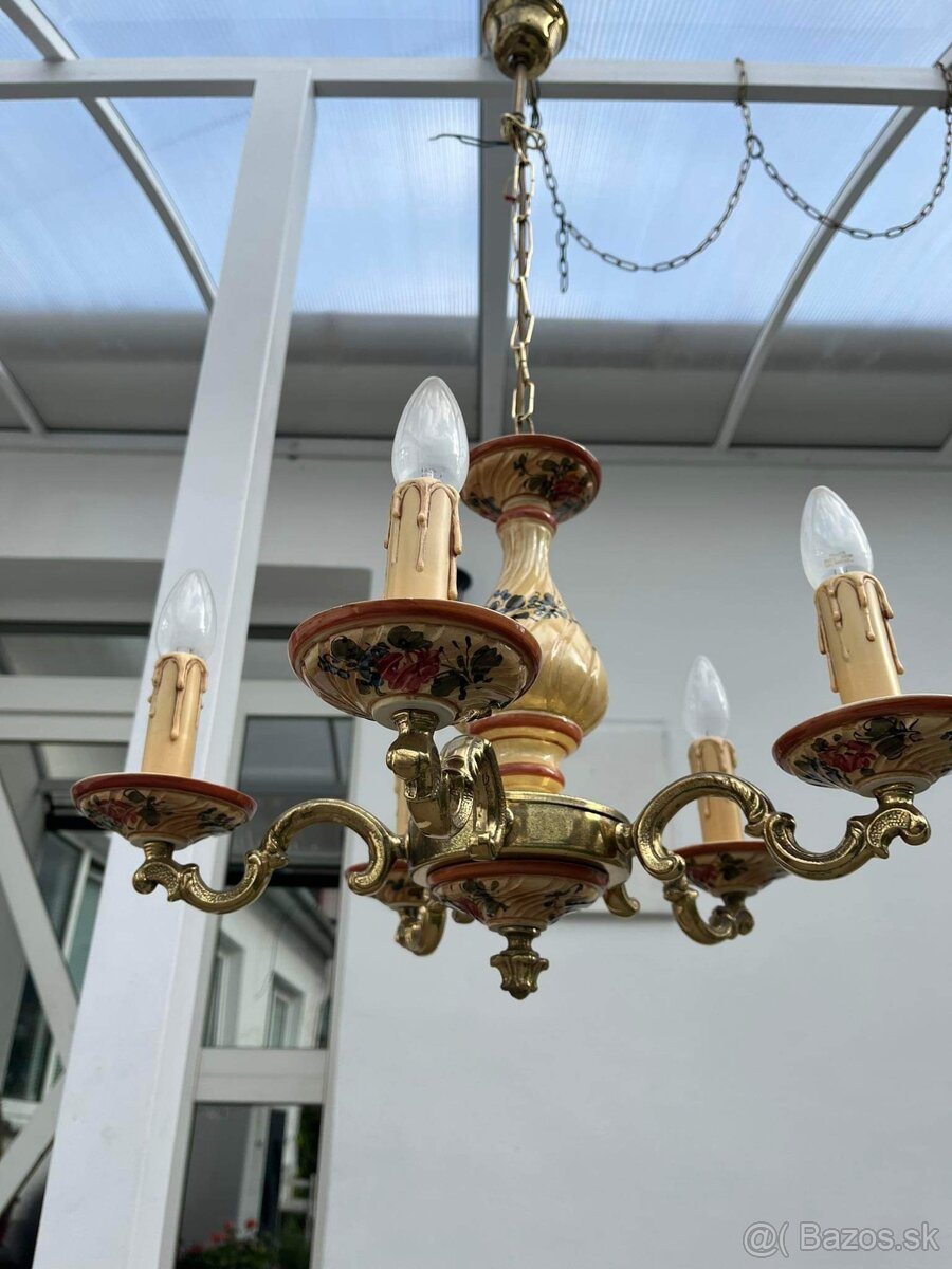 Luster starožitný 2 kusy - 5