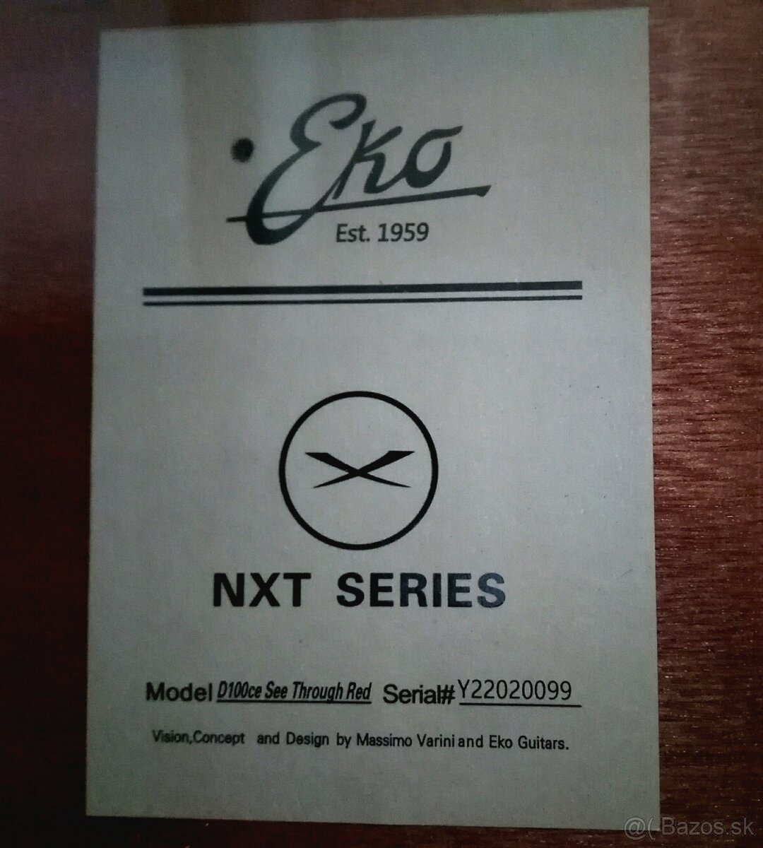 Predam el.ak. gitaru EKO NXT D100ce. - 5