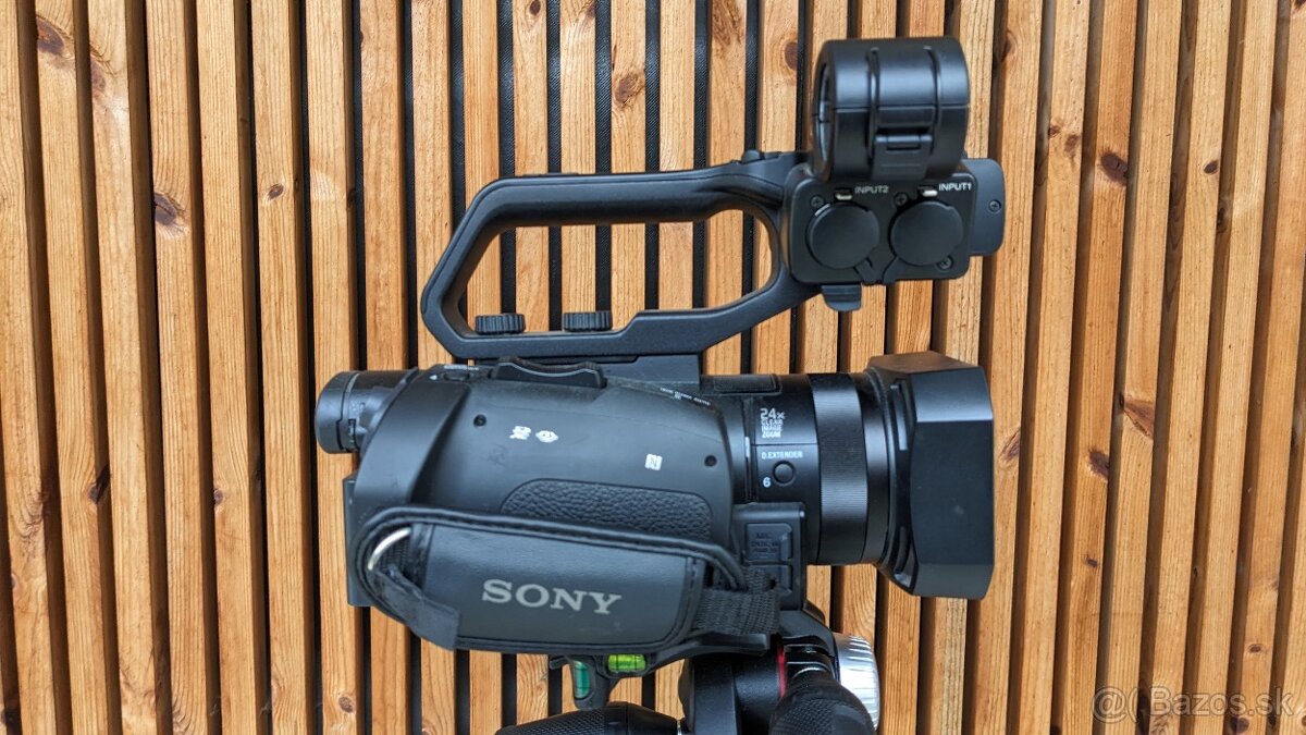 SONY PXW-X70, statív, Manfrotto MHXPRO-3W, RODE NTG3 - 5