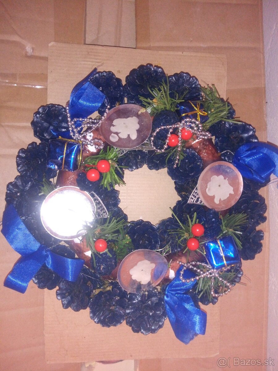 Darujem modré vianočné gule a ozdoby - 5
