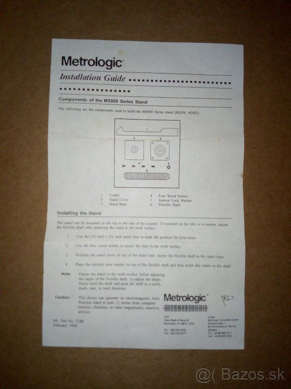 Skener čiarových kódov - 5