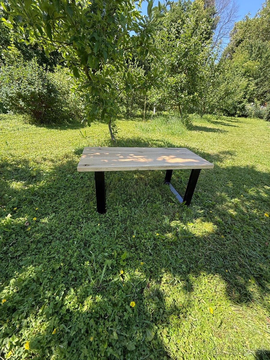 Predám stolik z dubového dreva - 5