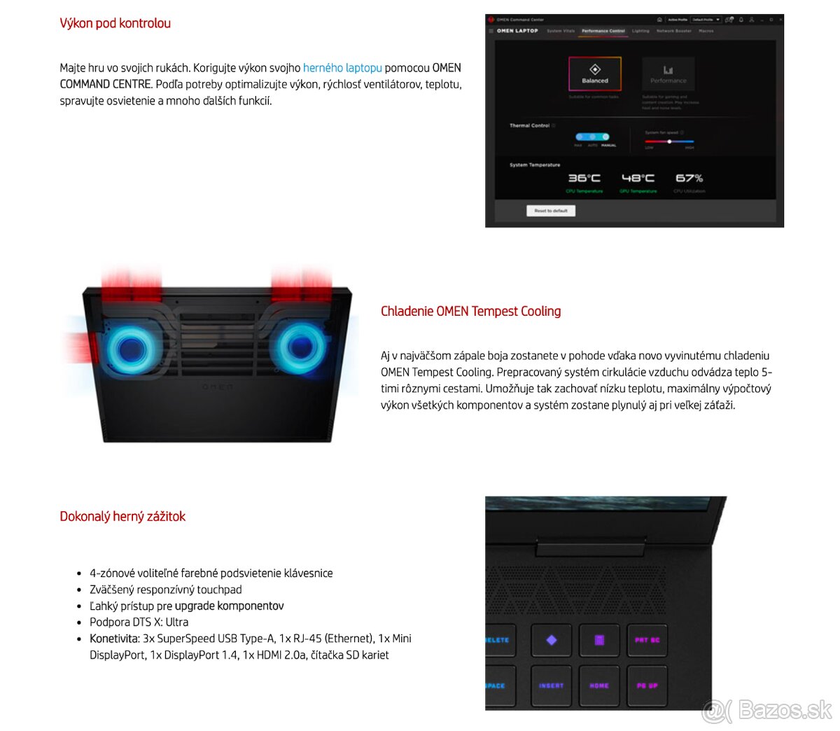 HP Omen 15 herny notebook RTX 2060 - 5