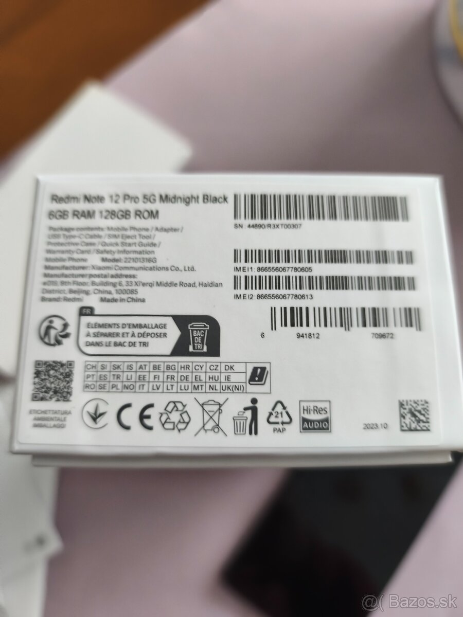 Xiaomi redmi note 12 pro 5G - 5