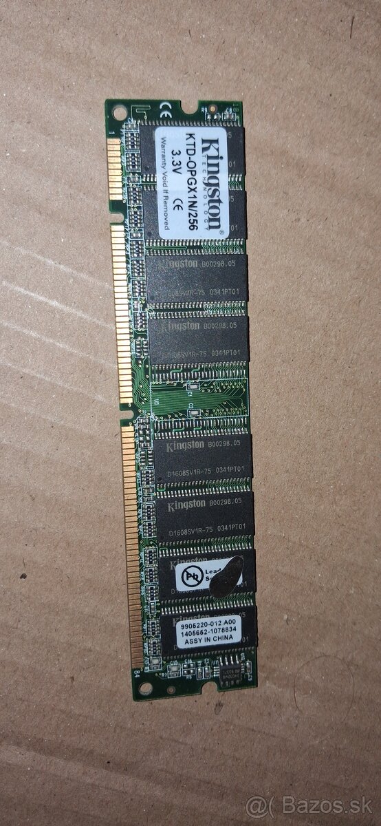 Staré RAM pamäte SDRAM/DDR + HDD Western Digital 20.0 GB - 5