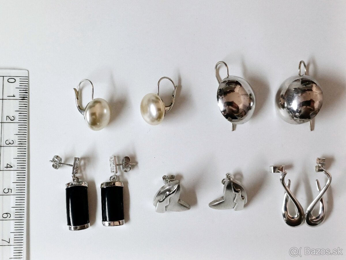 Krasne strieborne naušnice - 5