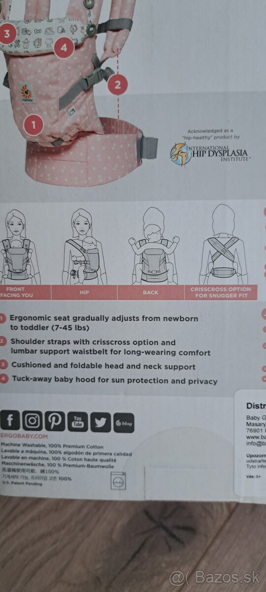 Ergobaby nosič - 5