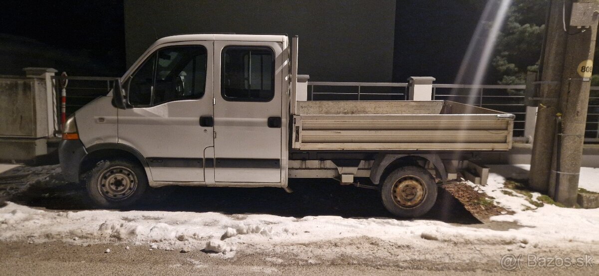 Renault Master 2.5 dci Vyklapac do 3,5t 7 miest - 5