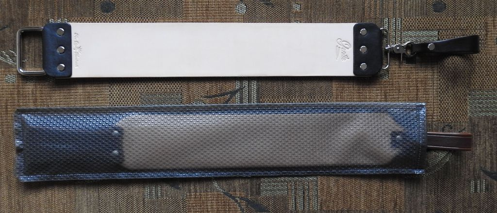 Obťahovací remeň na britvu - cestovný, s obalom - 5