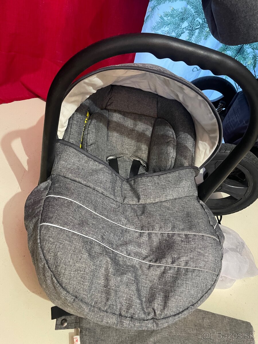 Kočík BabyLux Axel – 3v1 – komplet výbava - 5