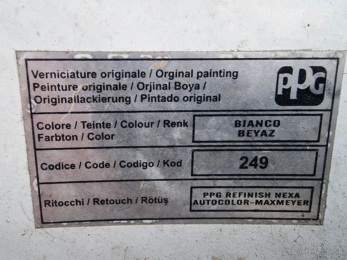 Fiat Doblo predná kapota - 5