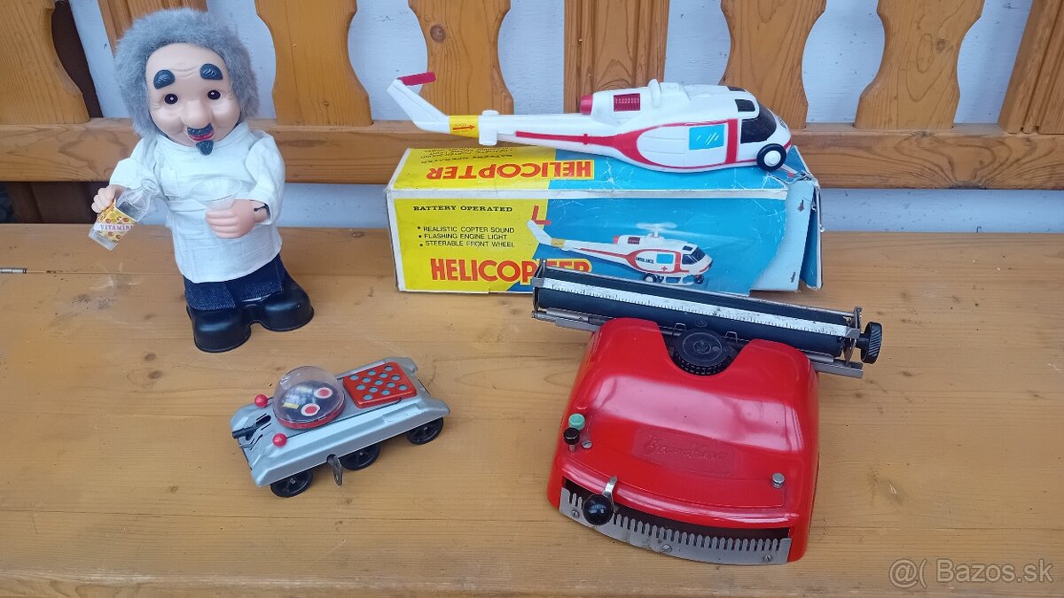 Rozne stare hračky, vláčiky, lokomotiva - 5