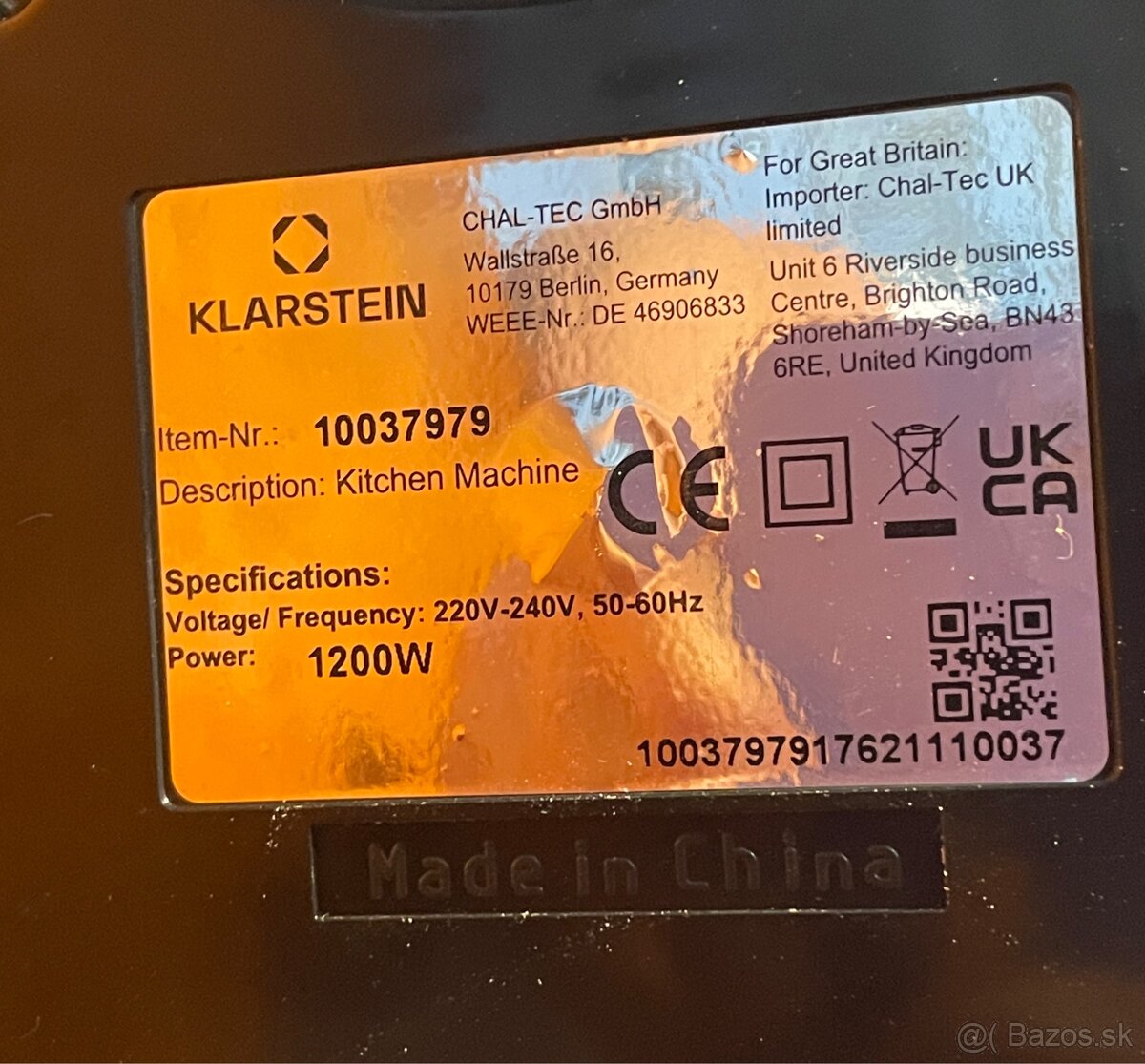 kuchynský robot Klarstein - 5