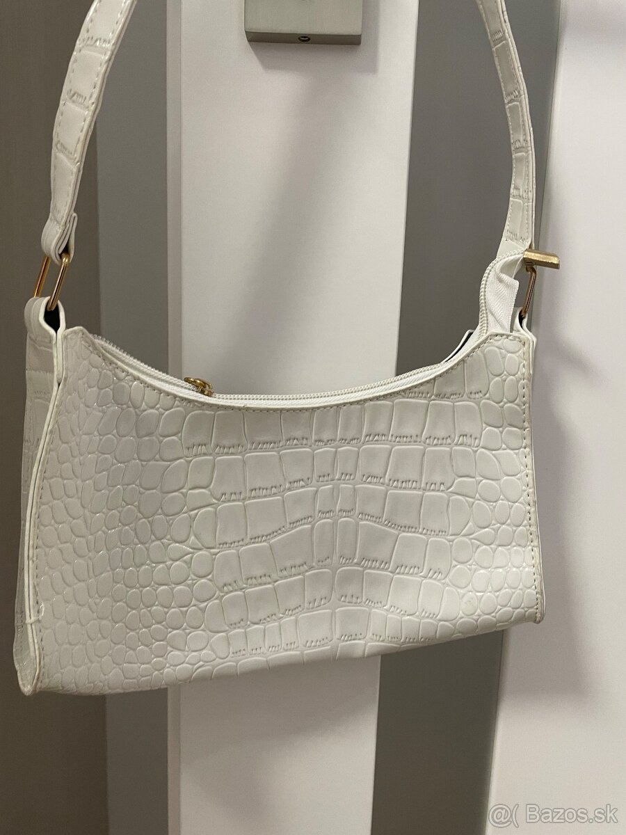 Biela kabelka na rameno - 5